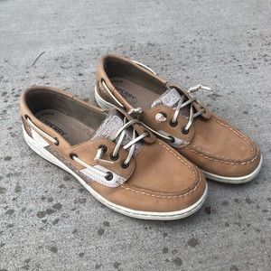 Rose Gold Sperry Boat Shoe